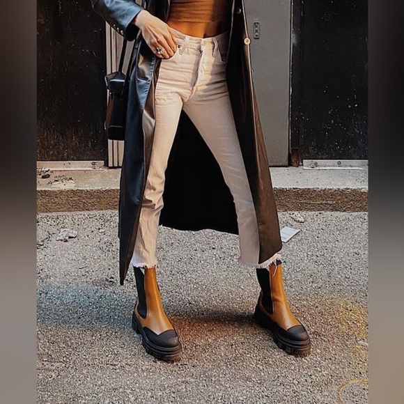 GANNI brown and black boots - Picture 4 of 10